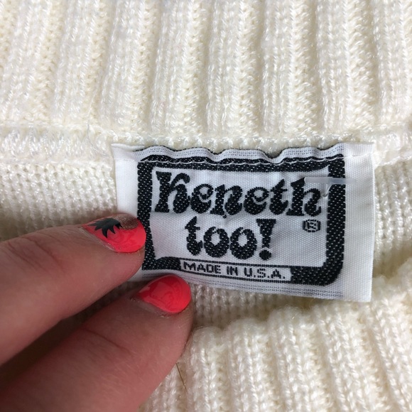 Vintage Keneth Too Women's Short Sleeve Sweater - Picture 3 of 5